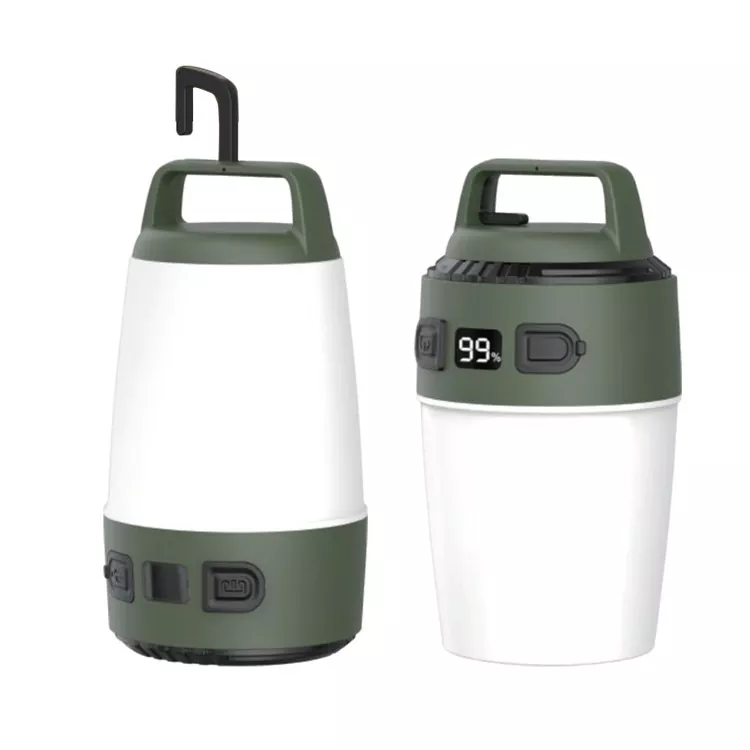 Įkraunamas 36 W raudonos ir baltos spalvos LED kempingo žibintas